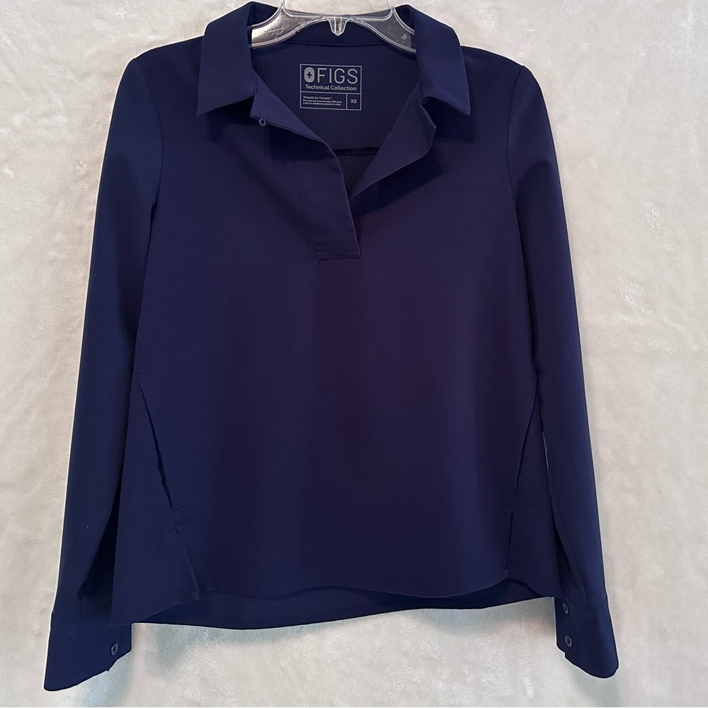 Figs Watamu Long Sleeve Scrub Top